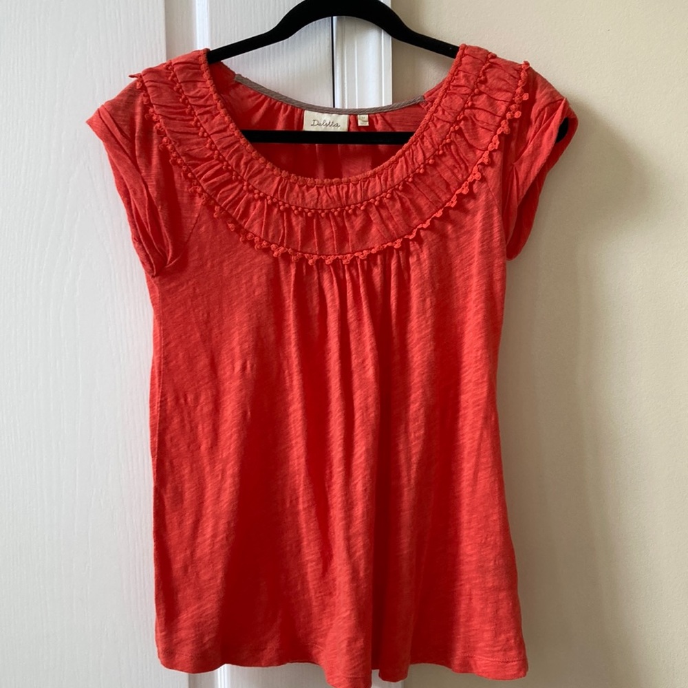 Deletta Anthropologie top xs